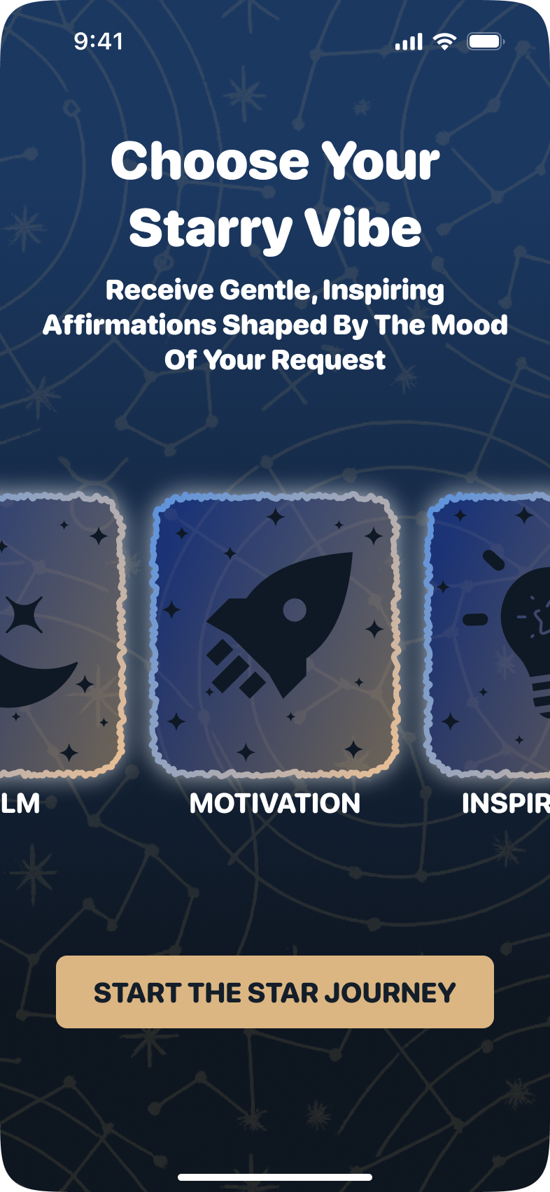 Estrela Chat — mood selection